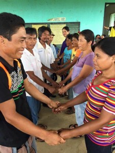 Couples from Brgy. Bulibulihan, Mabinay, Negros Oriental joins a special Family Development Session.