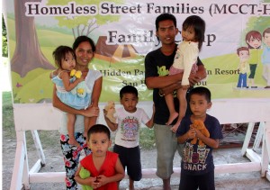 Shirley Nudalo, 23, together with her family were among the thousands of family camp participants conducted by DSWD.