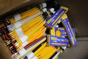 Donated pencils